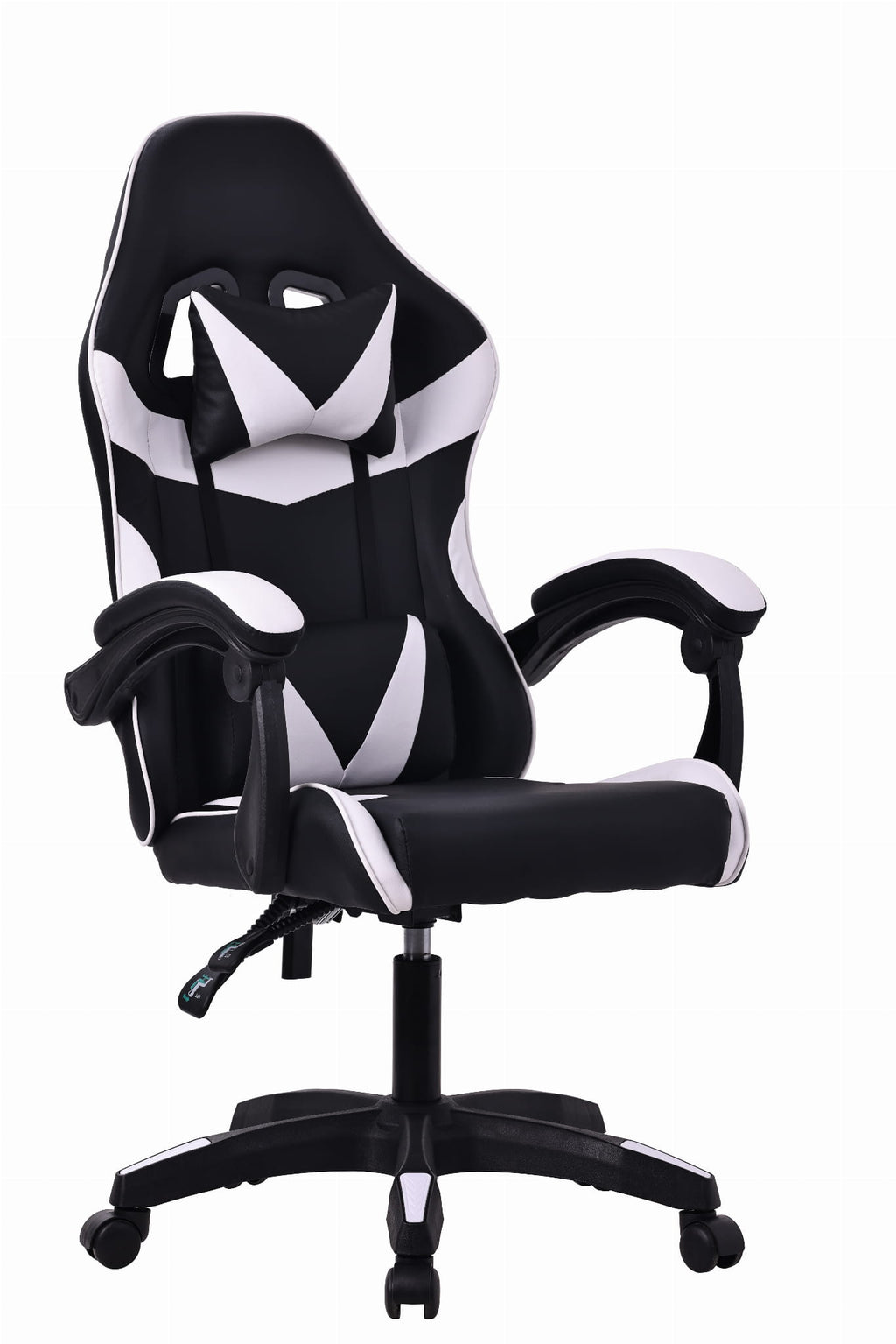 ERGONOMICZNY FOTEL OBROTOWY GAMINGOWY KRZESŁO DRAGO BIAŁY