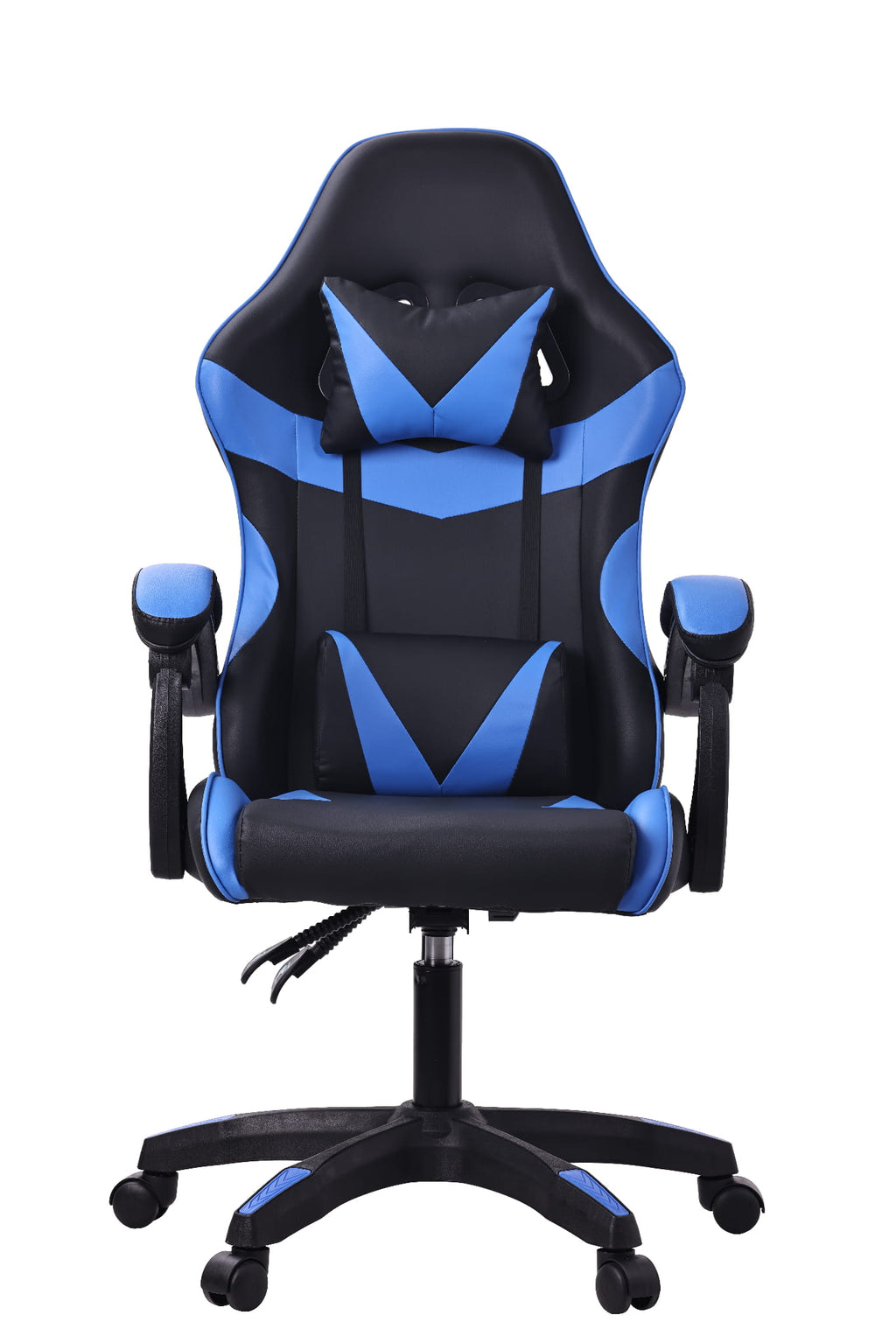 ERGONOMICZNY FOTEL OBROTOWY GAMINGOWY KRZESŁO DRAGO NIEBIESKI