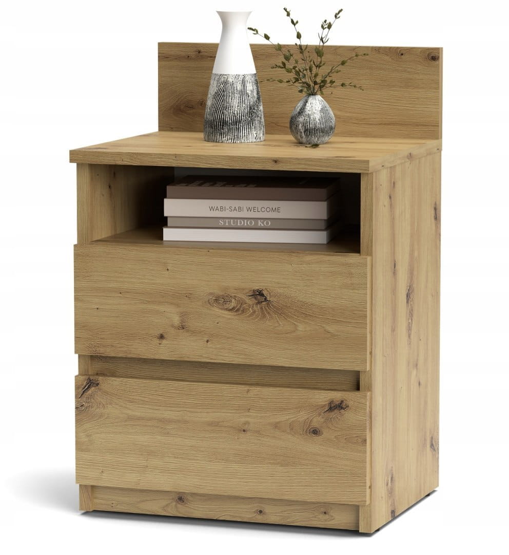 SZAFKA NOCNA 2 SZUFLADY KOMODA STOLIK SM1 ARTISAN