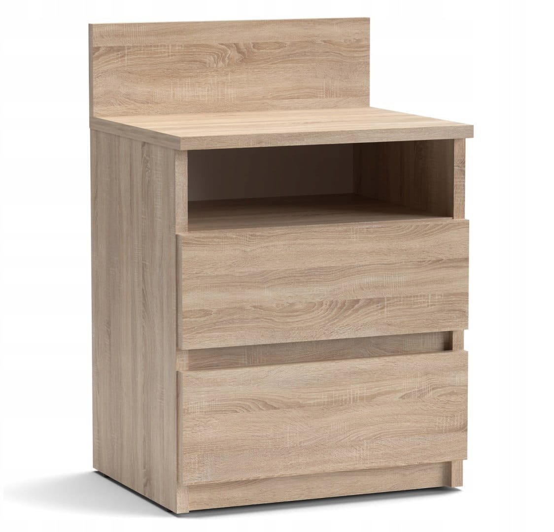 SZAFKA NOCNA 2 SZUFLADY KOMODA STOLIK SM1 SONOMA