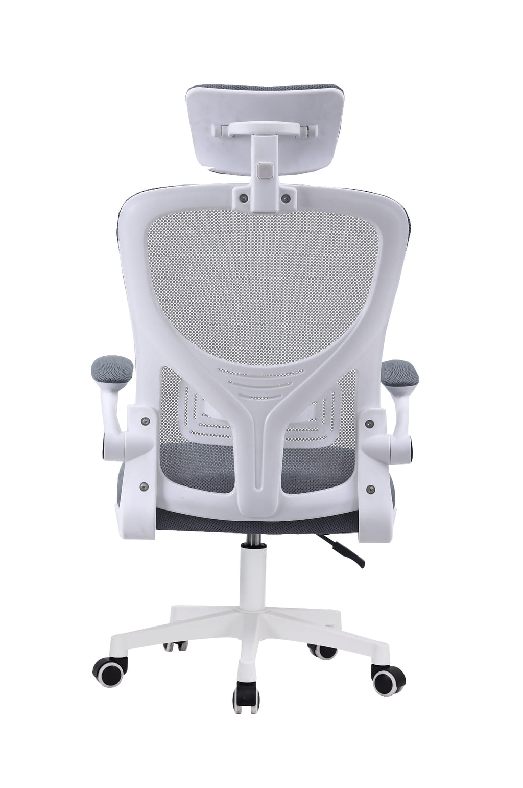 ERGONOMICZNY FOTEL BIUROWY OBROTOWY MIKROSIATKA BATI SZARY