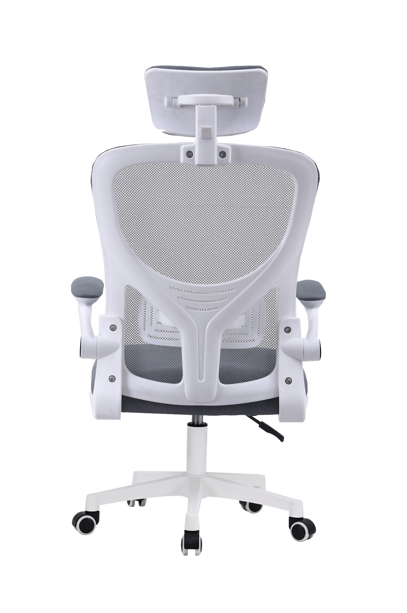 ERGONOMICZNY FOTEL BIUROWY OBROTOWY MIKROSIATKA BATI SZARY