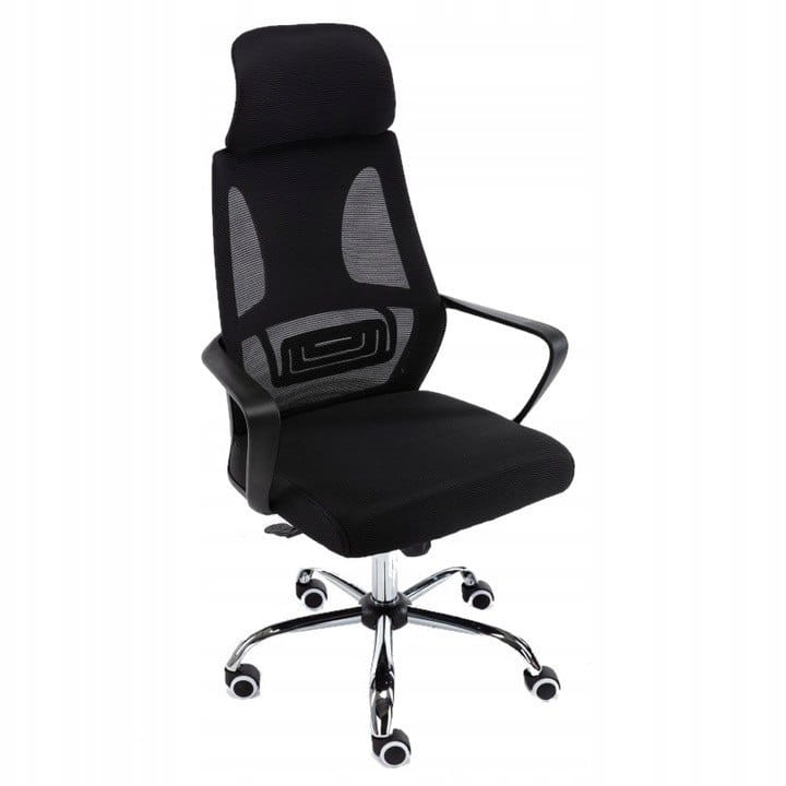 FOTEL OBROTOWY KRZESŁO BIUROWE COLT CZARNY