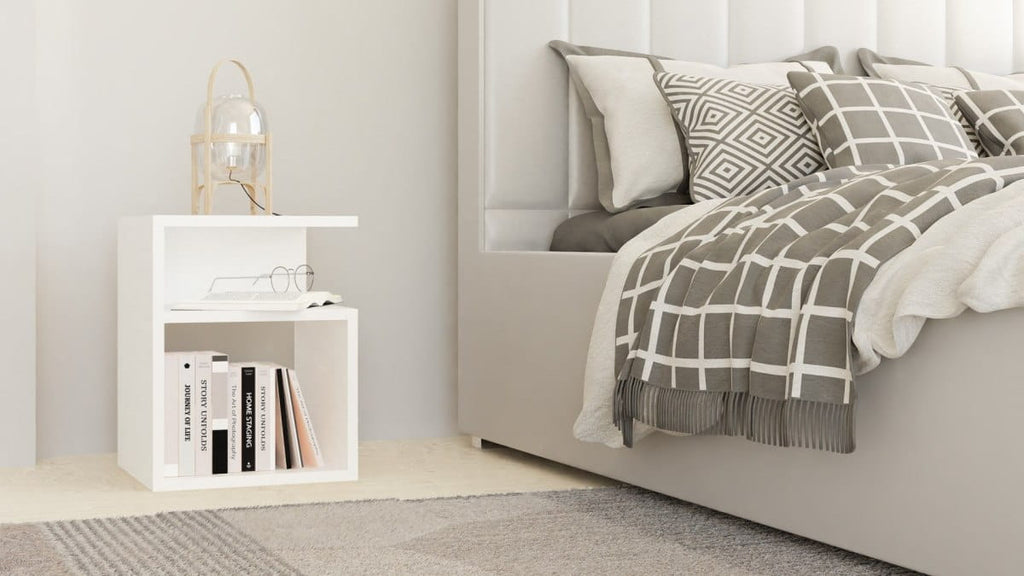 SZAFKA NOCNA STOLIK KOMODA SYPIALNIA TINI BIEL MAT