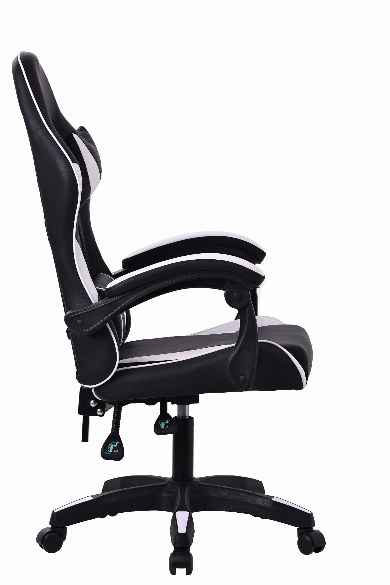 ERGONOMICZNY FOTEL OBROTOWY GAMINGOWY KRZESŁO DRAGO BIAŁY