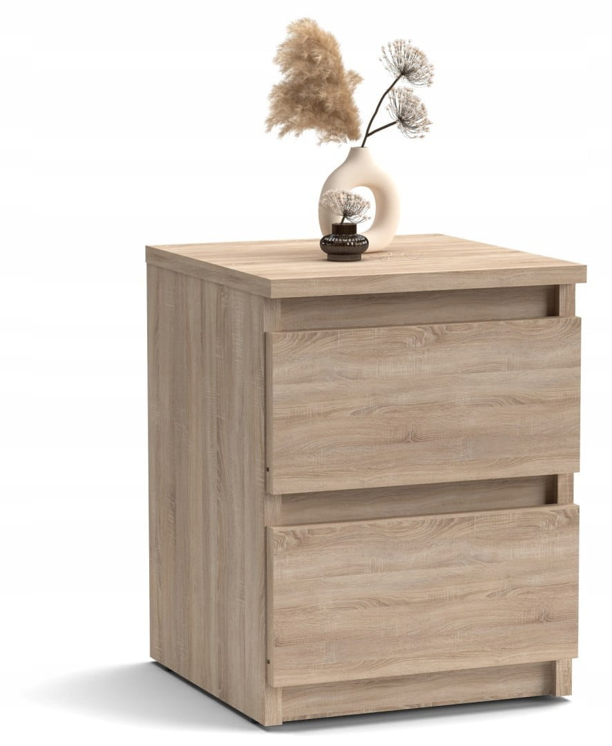 SZAFKA KOMODA STOLIK NOCNY 2 SZUFLADY SM3 SONOMA