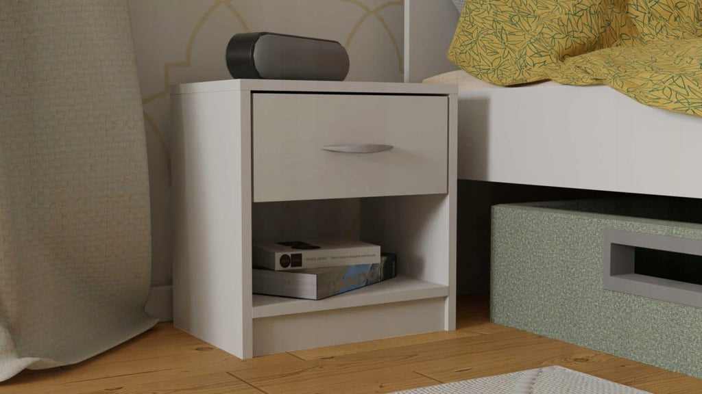 SZAFKA KOMODA STOLIK NOCNY NAKA BIEL