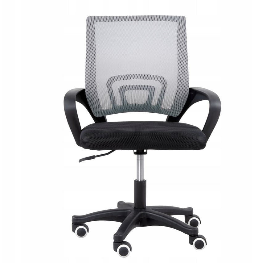 FOTEL OBROTOWY KRZESŁO BIUROWE ALEX SZARY