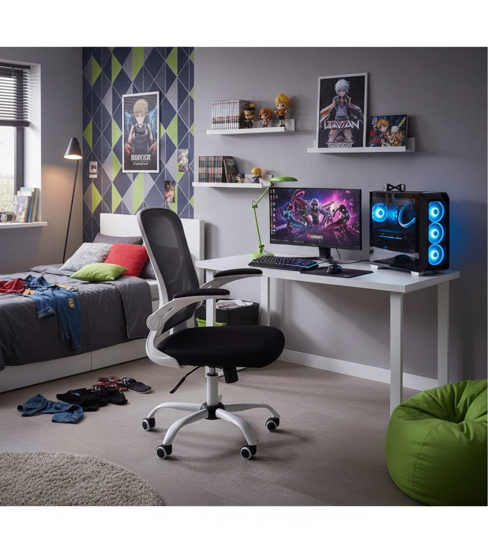 ERGONOMICZNY FOTEL ABI OBROTOWY BIUROWY