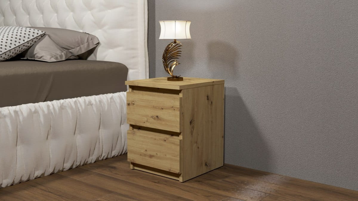 SZAFKA KOMODA STOLIK NOCNY 2 SZUFLADY SM2 ARTISAN